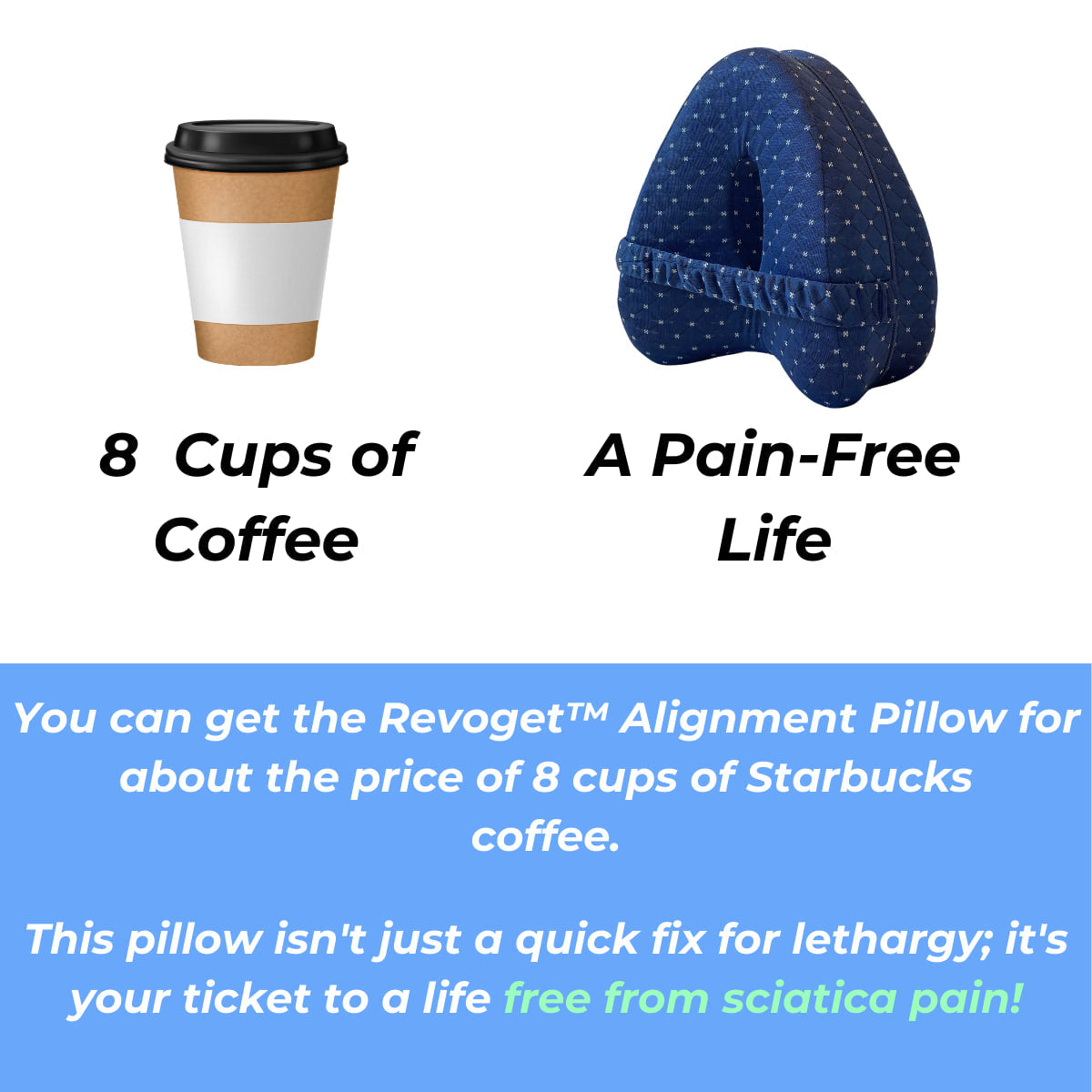 TheRevoget Alignment Pillow