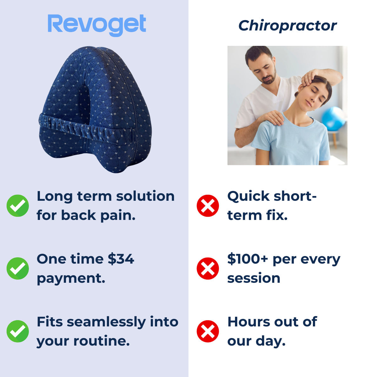 TheRevoget Alignment Pillow