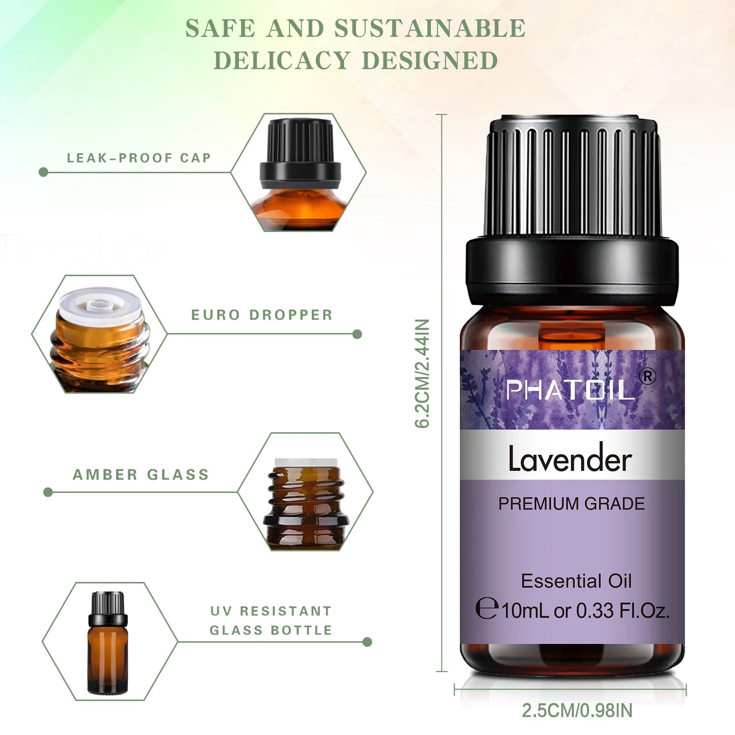 PHATOIL Aroma Gift Set: 6 Essential Oils